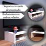 Imagem de Suporte Para Monitor Branco Mesa Elevado Home Office