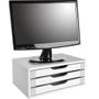 Imagem de Suporte para monitor com 3 gavetas. Em MDF.