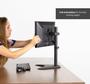 Imagem de Suporte Para Monitor De Mesa 15 A 34 Com Ajuste De Altura T5