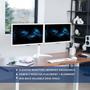 Imagem de Suporte para Monitor Duplo VIVO STAND-V002FW - LCD/LED até 27"