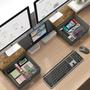 Imagem de Suporte para Monitor Duplo WESTREE com 2 Gavetas - Capacidade de 100 Libras