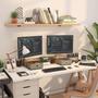 Imagem de Suporte para Monitor Duplo WESTREE com 2 Gavetas - Capacidade de 100 Libras