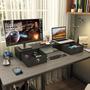 Imagem de Suporte para Monitor Duplo WESTREE com 2 Gavetas - Suporta até 100 Libras