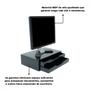 Imagem de Suporte para Monitor MDF Black Piano com Gavetas para Escritório e Home Office