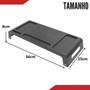 Imagem de Suporte para Monitor ou Notebook Prime Preto com Ajuste Altura Ideal para Organizar Mesa Trabalho Escritório