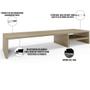 Imagem de Suporte Para Monitor Stand Home Office Lap 90 cm L03 Amadeirado - Lyam