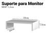Suporte Para Monitores Moderno Prático Mdf Organização - Deliquadros Imagem de Suporte Para Monitores Moderno Prático Mdf Organização