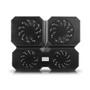 Imagem de Suporte para Notebook DeepCool Multi Core X6, Ajustável, Com 4 Fans, Preto