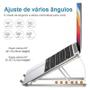 Imagem de Suporte Para Notebook Multi-Funcional de Metal Com 6 Níveis de Ajuste de Altura Ultra Portátil