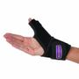 Imagem de Suporte para polegar universal Thumb-O-Prene envolvente Neoprene Mão esquerda ou direita Preto Tamanho único para Mos 1 cada por DJO (pacote com 4)