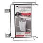Imagem de Suporte para sacola plástica porta de armário sem parafuso future utilidades cor prata