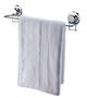 Imagem de Suporte para toalha banheiro Toalheiro 45 cm Ventosa Future 4009