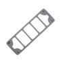 Imagem de Suporte Para Vaso Retangular Aluminio Rodízio 4und