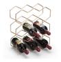 Imagem de Suporte Para Vinhos - Rose Gold - Metal - 9 Garrafas