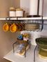 Suporte para Xícaras Organizador Cozinha Armário Aço Forte - WP UTILIDADES Imagem de Suporte para Xícaras Organizador Cozinha Armário Aço Forte