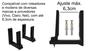 Imagem de Suporte Parede Vertical Compativel Roteador Modem Ajustavel