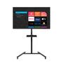 Imagem de Suporte Pedestal Class para Tv e Notebook C/ Ajuste de Altura e Bandeija Preto 19''/56'' Multivisão 
