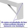 Imagem de Suporte Pia Parafusar Bancada Aparador 50 Cm Branco