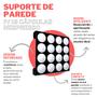 Imagem de Suporte Porta Organizador De Parede Compatível com Até 16 Cápsulas de Café Nespresso