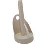 Suporte Porta Rolo Papel Toalha De Mesa Bancada Vertical Eco Marfim - Ou Imagem de Suporte Porta Rolo Papel Toalha De Mesa Bancada Vertical Eco Marfim