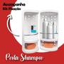 Imagem de Suporte Porta Shampoo Sabonete Prateleira Banheiro Parede Plástico - SG 645 Ou