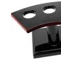 Imagem de Suporte Porta Temaki em Abs com 3 Furos Preto com Detalhe em Vermelho Nihon Shikko