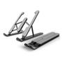 Imagem de Suporte Portatil Ajustavel Para Notebook Com 6 Niveis Cores:Preto