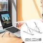 Imagem de Suporte Portátil Dobrável Para notebook Com Apoio Ergonômico