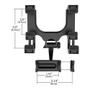Imagem de Suporte Pra Celular Veicular Encaixe Retrovisor Carro 360 - SUP72