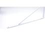 Imagem de Suporte Prateleira Overtime Forte Branco  40Cm Peca  170004 . / Kit C/ 12