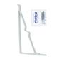 Imagem de Suporte Prateleira Roloflex Vidro Branco 15Cm Peca  3255