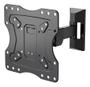Imagem de Suporte PRETO Articulado Parede Tvs 15" a 58" Até 30kg Full20 - ELG