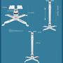 Imagem de Suporte Projetor Parede Teto Articulado Universal U1004