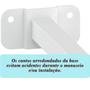 Imagem de Suporte Refletor Base Reta Braço 30 Cm Branco
