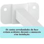 Imagem de SUPORTE REFLETOR BASE RETA BRAÇO 30 CM Branco