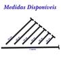 Imagem de Suporte Refletor Base Reta Braço 40 Cm Preto