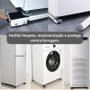 Imagem de Suporte Rodinhas Ajustável Base Máquina Lavar Móveis Freezer
