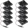 Imagem de Suporte Slot Porta 4 Pilhas AA Com Plug P4 Para Arduino kit com 10 Peças