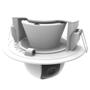 Imagem de Suporte Stand para Embutir no Teto Compatível com Câmera Positivo Smart 360 BOT Wi-Fi 2º Geração - ARTBOX3D
