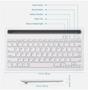 Imagem de Suporte + Teclado Sem Fio Bluetooth Para Notebook Samsung Galaxy Book Go Snapdragon 7c