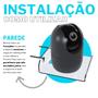 Imagem de Suporte Tipo Prateleira De Parede Compatível com Câmera Wifi e Babá Eletrônica Universal