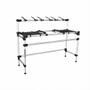Imagem de Suporte Titanium RDJMK2 Ideal Para CDJs, Toca-discos e com Réguas Periféricas Padrão 19" Para Mixer