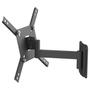 Imagem de SUPORTE TV 10 a 42 VESA 200X200 ARTICULADO 3 MOVIMENTOS PRETO PAREDE