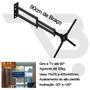 Imagem de Suporte Tv Braço Longo 90cm Articulado + Bandeja P Receptor
