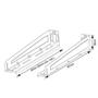 Imagem de Suporte universal microondas forno bebedouro impressora de parede branco sbr 5.0 brasfroma