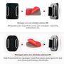 Imagem de Suporte Universal Para Capacete Adesivo Plano Curvo 3M Compatível Com GoPro Hero 12 11 10 9 Insta360