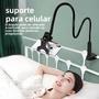 Imagem de Suporte Universal para Celular com Braço Longo Flexível - Para Cama, Carro e Tablet