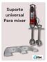 Imagem de Suporte Universal Para Mixer Com Duas Cavidades Cor Perola