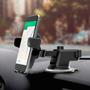 Imagem de Suporte Veicular Para Celular E Gps Com Trava Automática E Haste Retrátil De 10cm