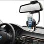 Imagem de Suporte Veicular para celular smartphone com Fixação no Retrovisor do carro com HASTE Ajustavel
